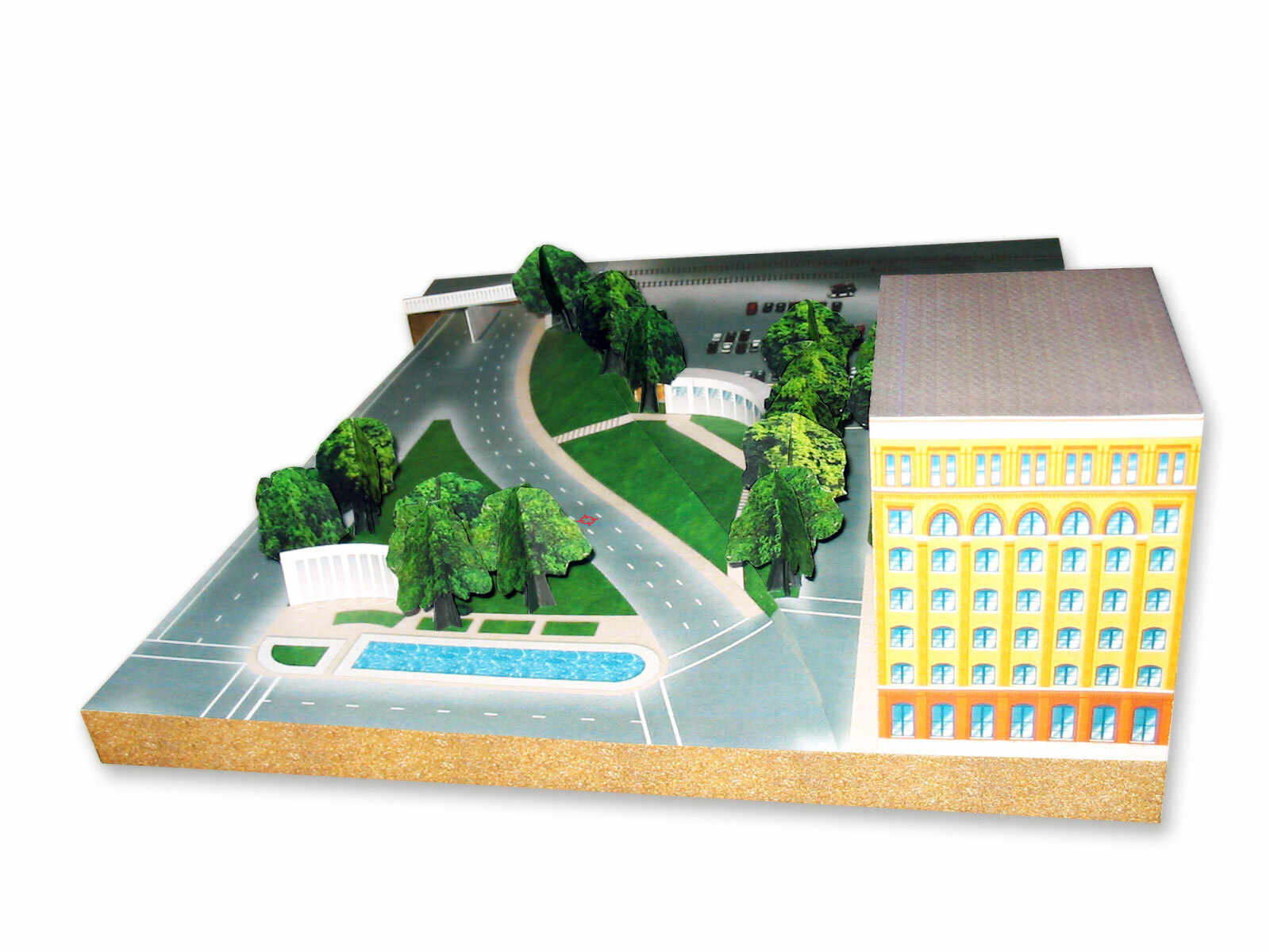 Dealy Plaza - Dallas, TX - President Kennedy Assassination - Paper Model Project