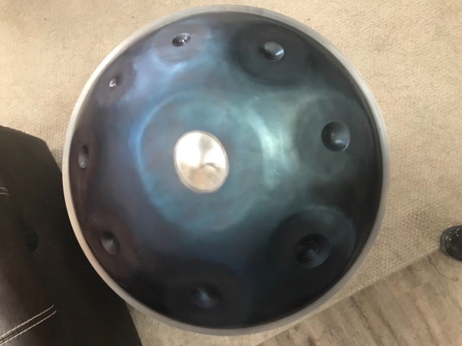 Handpan Ithsmus Insruments E SaByeD with Case and Stand