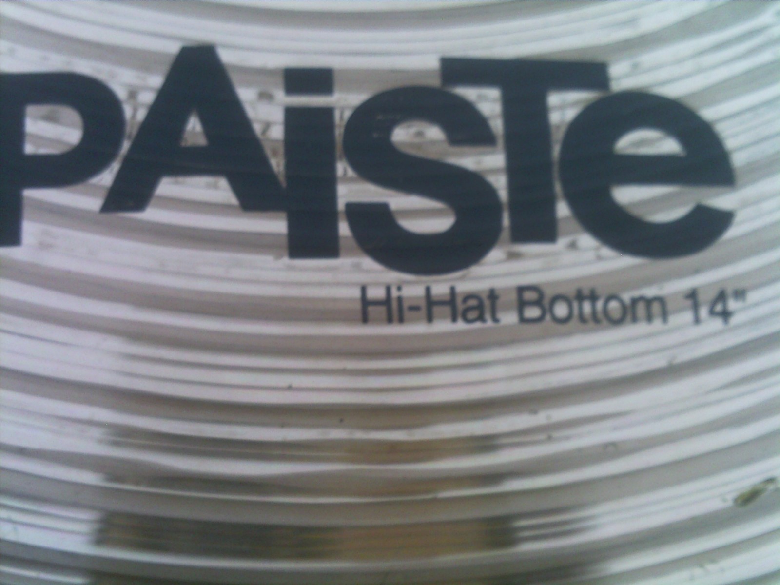 paiste 802 bottom only hi hat cymbal