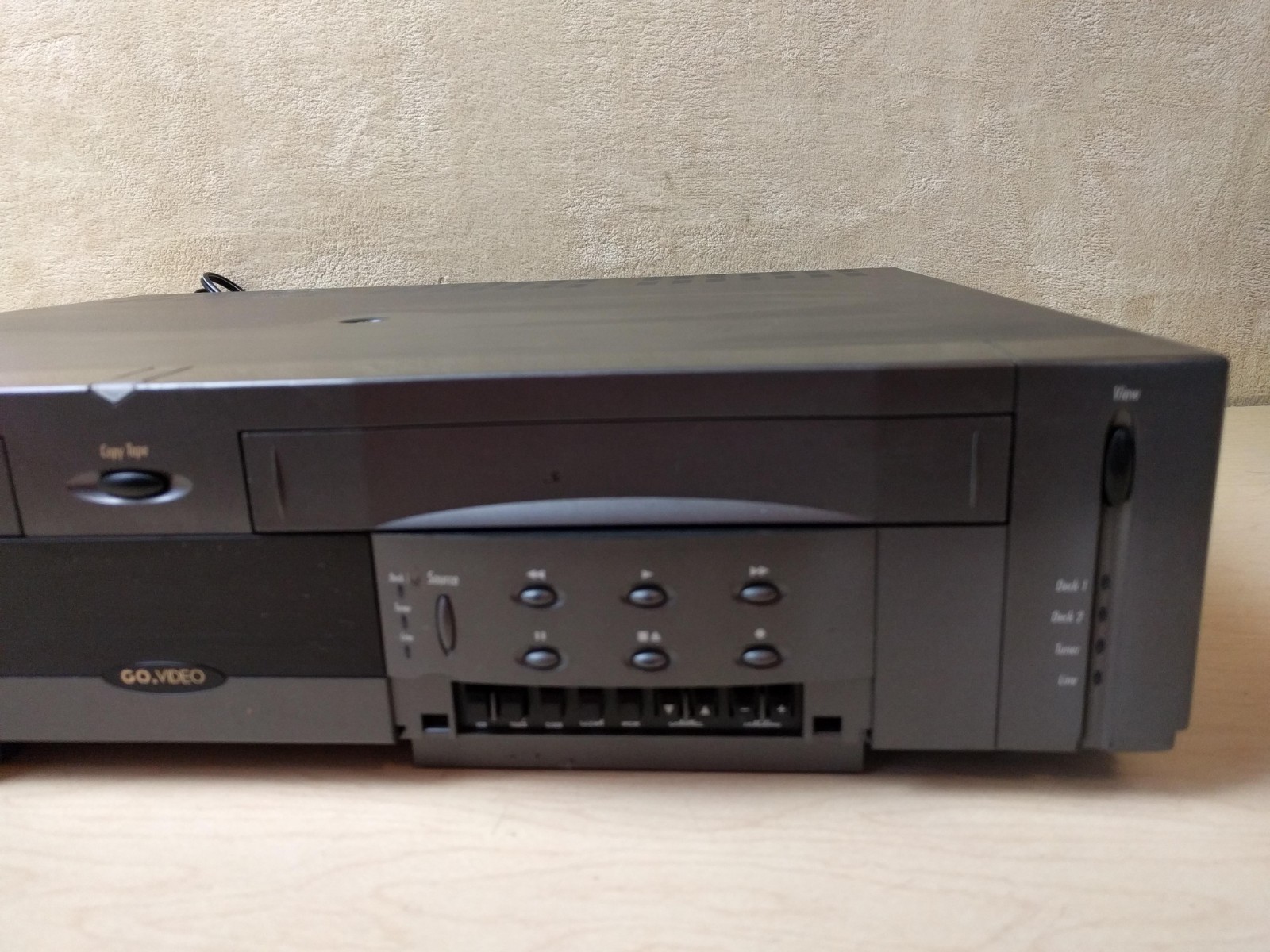 Vintage~Dual~Two~VHS~VCR~Player~Vision 5~GV3020 X~