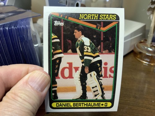 えのの 1990-91 Topps Hockey Card Daniel Berthiaume Minnesota North