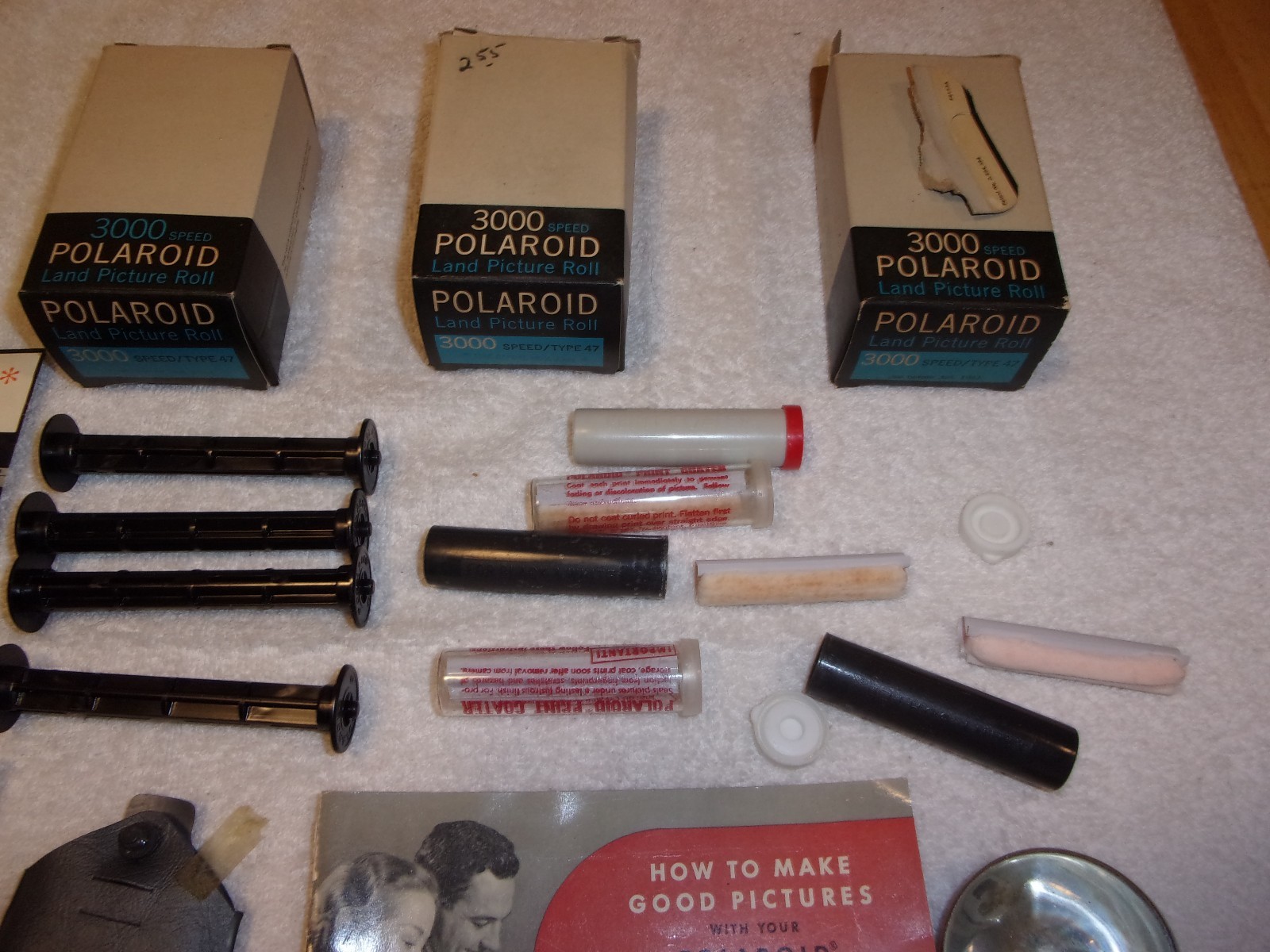 Vintage Photography Lot-Picture Roll-Tape Splicer-FlasherLight Reducer-Pamphlets
