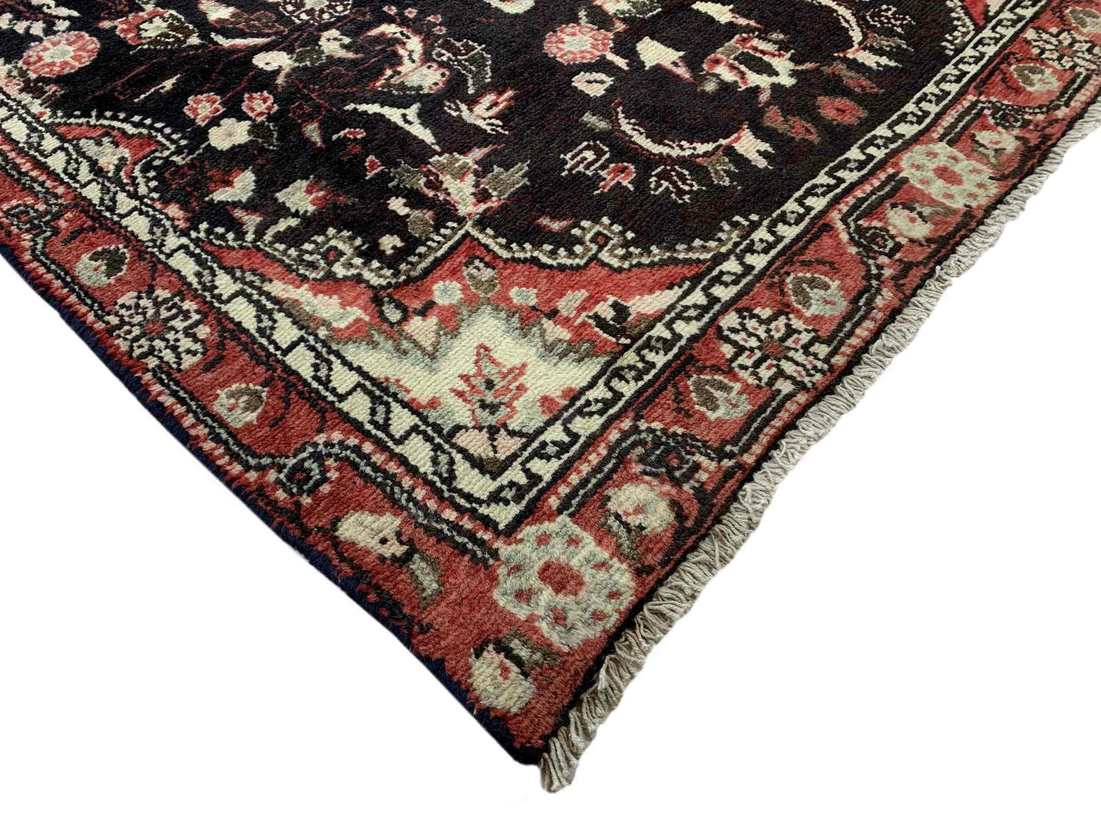 Teppich Hamadan Handgeknüpft Perserteppich Orientteppich Carpet Matta 305x105cm