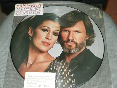SEALED PICTURE DISC / KRIS KRISTOFFERSON & RITA COOLIDGE Natural Act NUMBERED