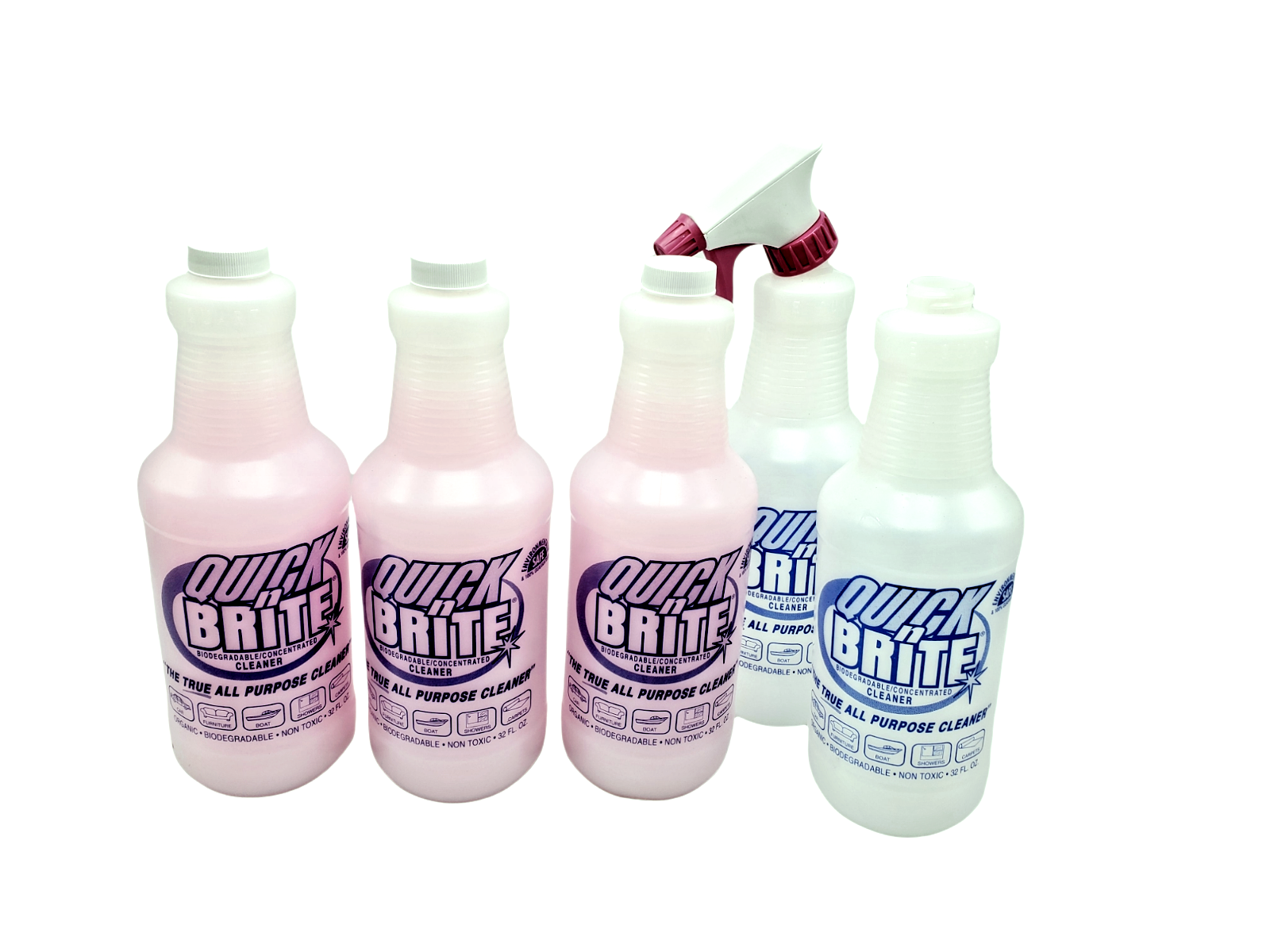 n　oganic 3 PACK Quick N Brite Biodegradable/Concentrated Cleaner 32