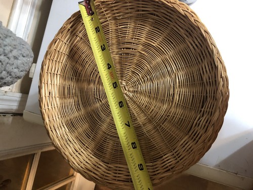 Mixed Lot of 20 Bamboo Wicker Rattan Paper Plate Holders for Picnic Camping