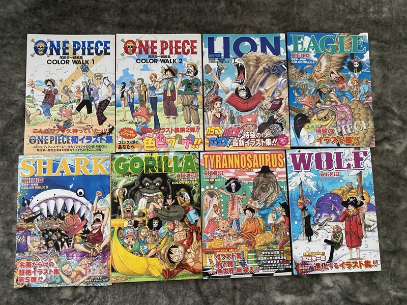 One Piece Color Walk Manga Anime Art Books Vols 1 8 Set Comic Books Gumtree Australia Melville Area Melville