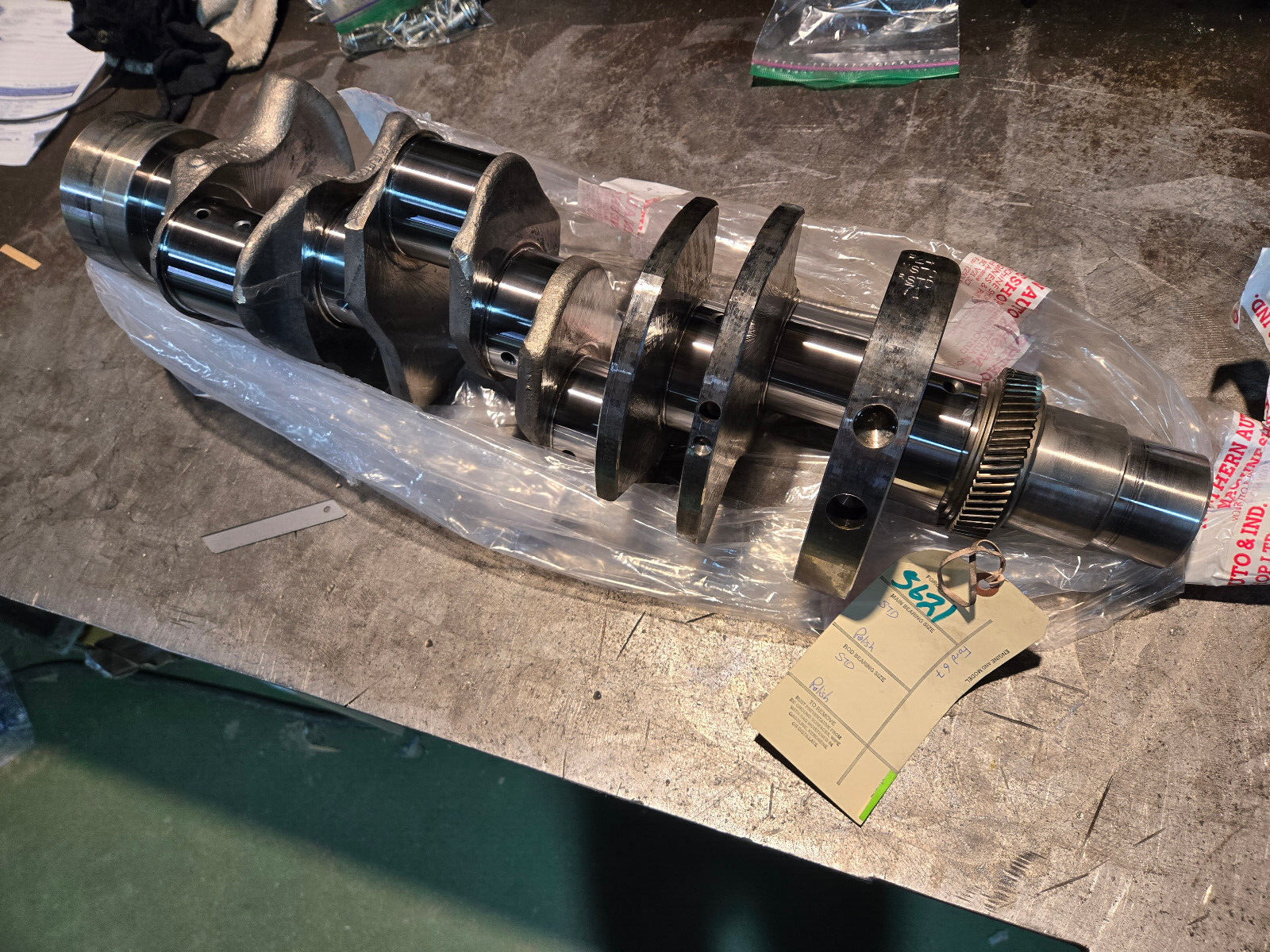 2011-2015 Ford 6.7 Powerstroke Diesel Crankshaft SONOFLUXED POLISHED STANDARD - Picture 1 of 12