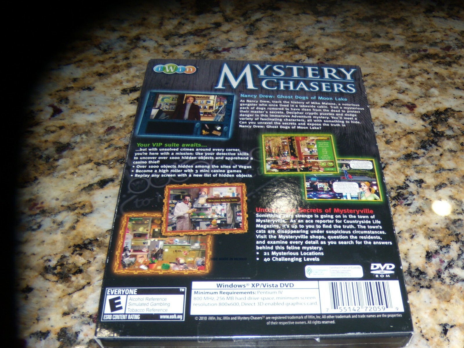 Mystery Chasers (PC, 2010) Mint Game