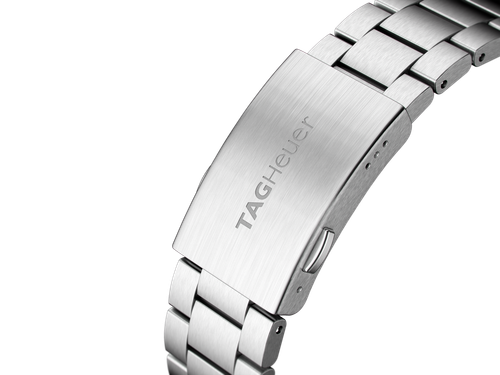 Pre-owned Tag Heuer Waz1010.ba0842 Men's Formula 1 Steel - Blue Dial Watch, 43mm Case