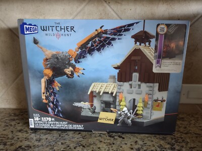 MEGA The Witcher Building Toys Set, Geralt s Griffin Hunt with 1170 Pieces, 1 M
