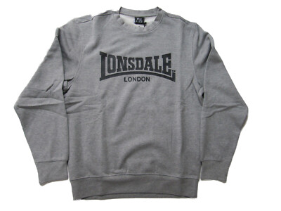 Lonsdale Ess Logo Men's Pullover Sweatshirt Sweater S M L XL 2XL 3XL 4XL New