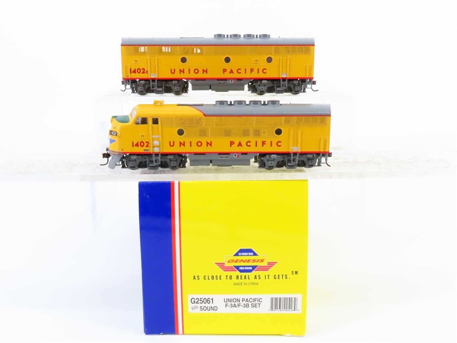 HO Athearn Genesis G25061 UP Union Pacific EMD F3 A/B Diesel HO Athearn Genesis G25061 UP Union Pacific EMD F3 A/B Diesel