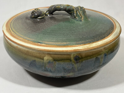 FRANK WILLETT Santa Fe Studio Ceramic Pottery Lidded Casserole Dish