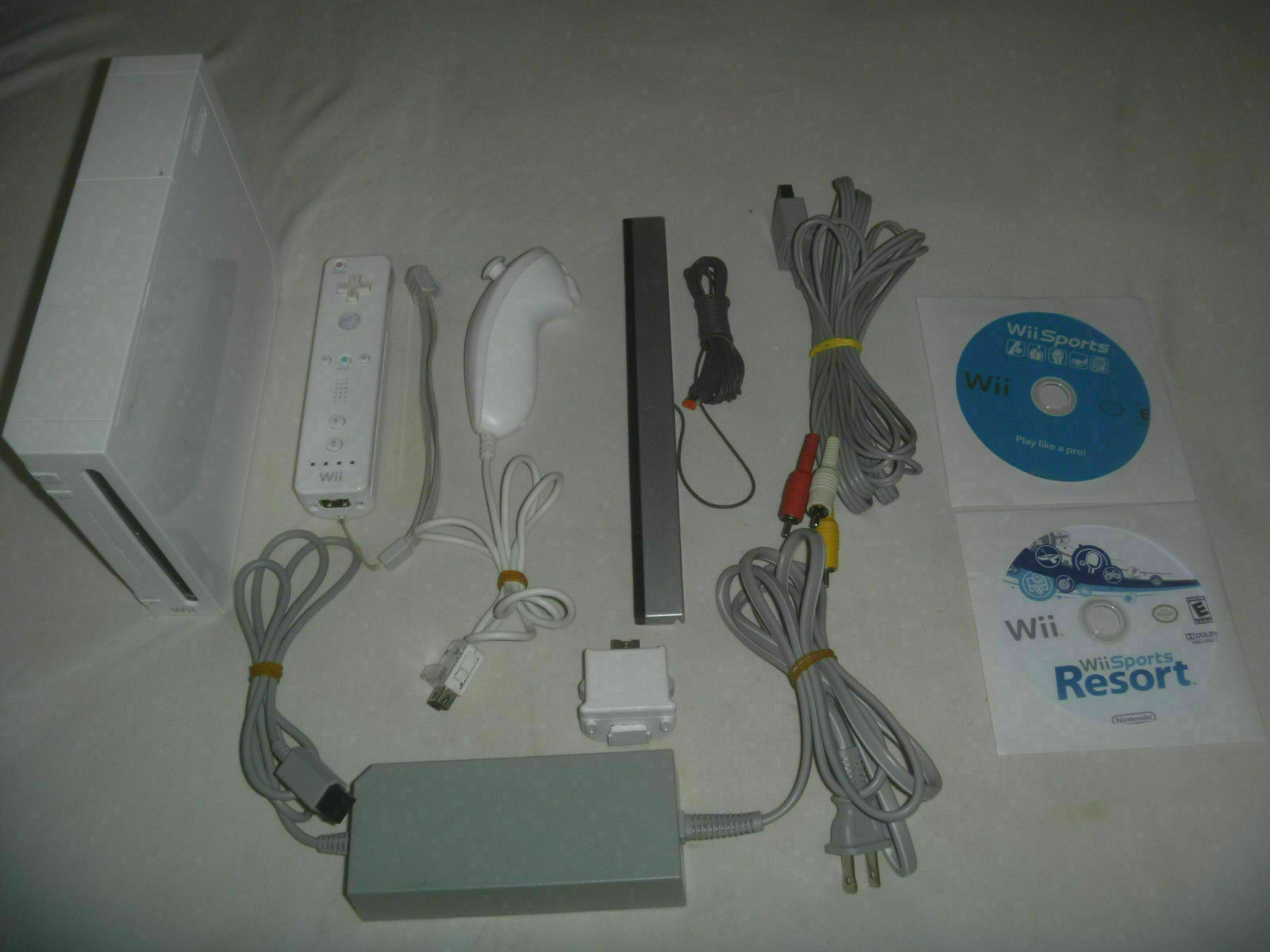 ホワイト★WII Nintendo Wii WHITE Console- with Gamecube Ports 45496880255