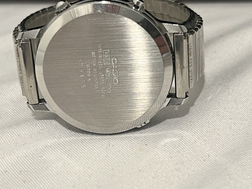 CASIO Illuminator MQB-100 Men's Chronograph Silver Tone. Splidel Vintage Jubilee