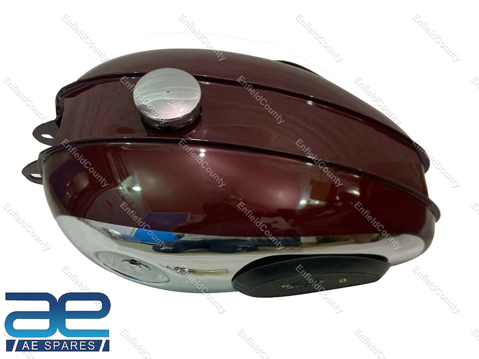 BSA C10 C11 C12 C11G 250 PLUNGER MODEL MAROON & CHROME &KNEE PAD PETROL TANK  