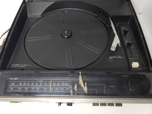 Vintage Sony EX-1 Am/Fm Stereo Phono Record Player SUPER RARE