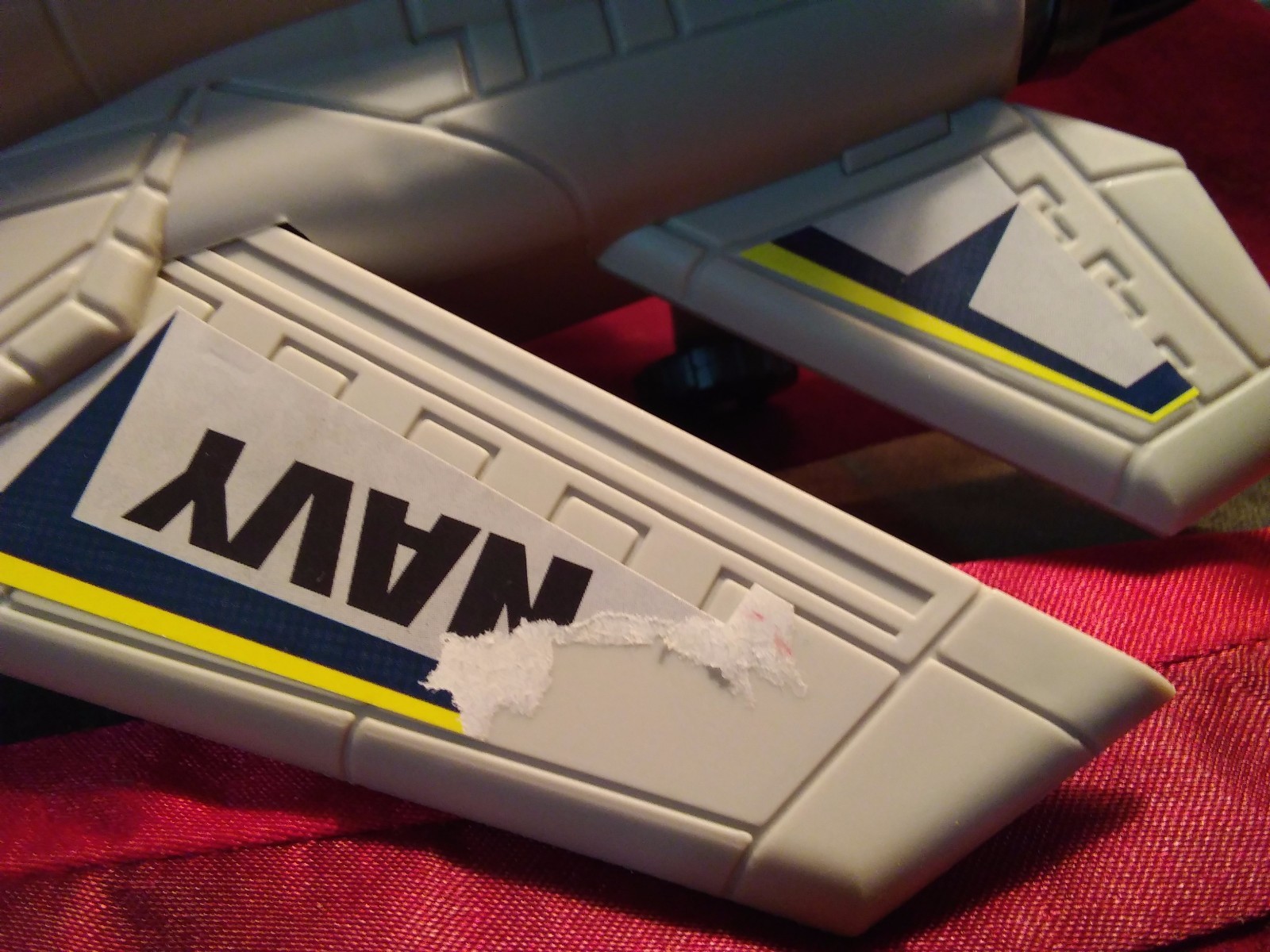 Military Navy plastic toy Jet