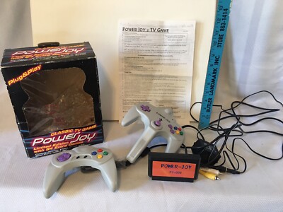 Power Joy Classic TV Video Game LE 84 Extra Games Plug N  Play Works