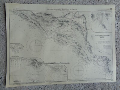 CARTE MARINE / Adriatic - Ports and anchorages in Dalmatia and Albania - Kotor