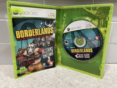 Xbox 360 Borderlands Double Game Add-On Pack Tested Resurfaced Complete CIB