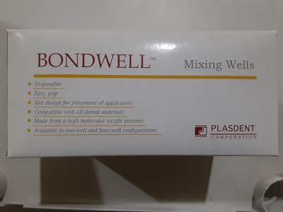 Plasdent Mixing Wells   900MW-2   Bondwell Disposable   Dental  White   200/Pk
