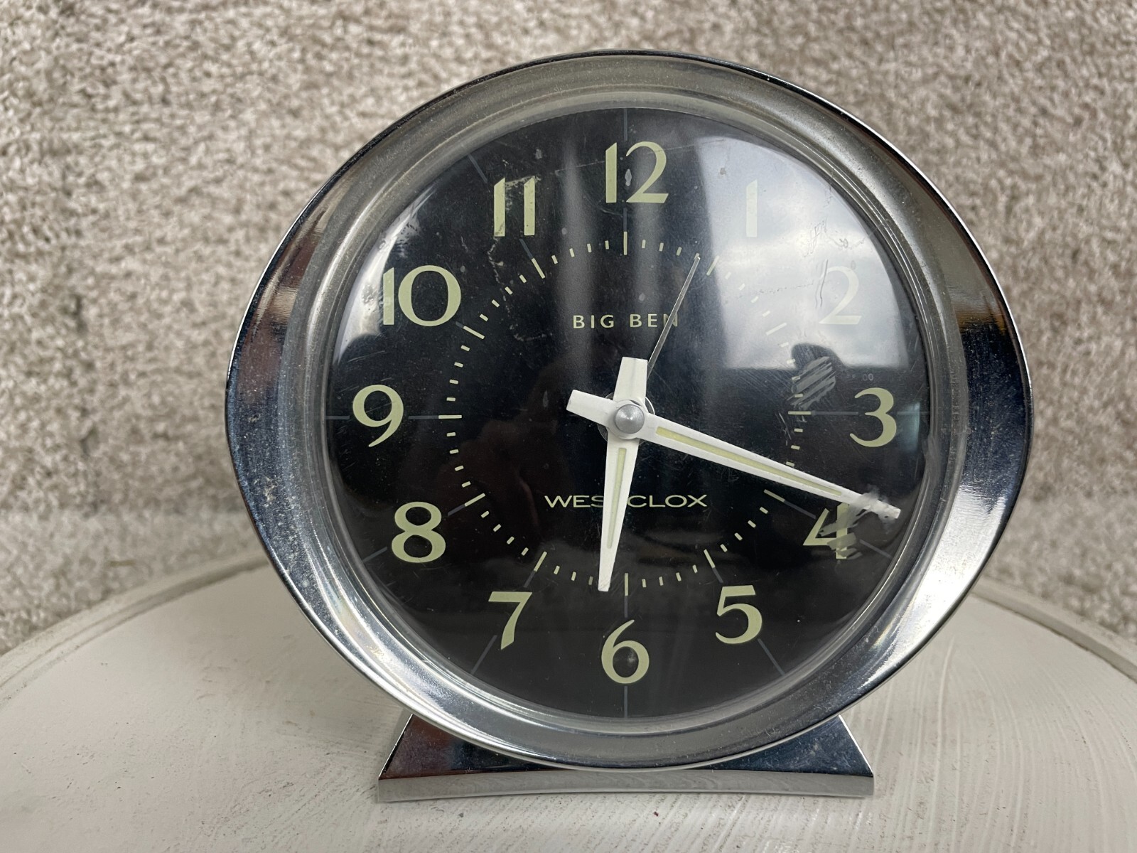 ベンジャミン机　ウォルナット　ブラウン　黒　ブラック　ビンテージ Amazon.com: Westclox Vintage Analog Black MDF Quartz