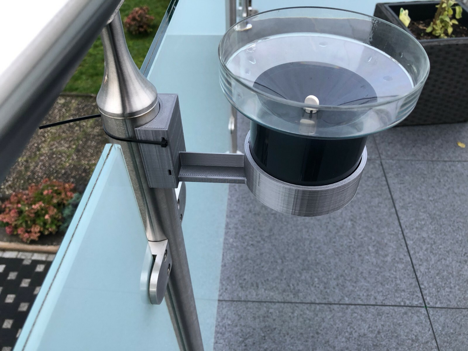 Netatmo Regenmesser Windmesser Wandhalter Befestigung Halterung Halter starr