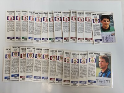1991-92 Score Italian Soccer Cards w/ Klinsmann, Maldini, Gullit, etc YOU PICK