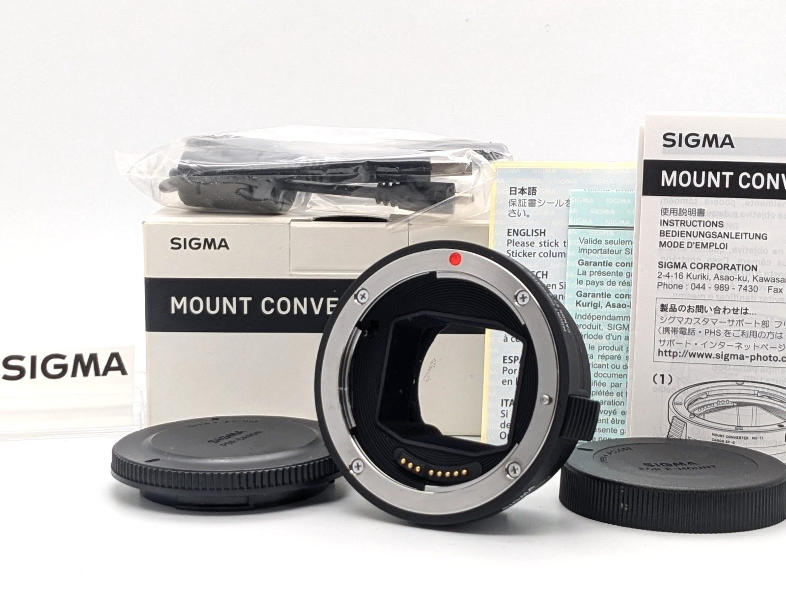 Open BOX] Sigma MC-11 Mount Converter Adapter Canon EF to