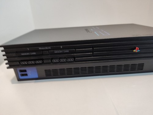 Sony PlayStation 2 PS2 SCPH-50001/ Console 2 Controllers, & Memory For Parts