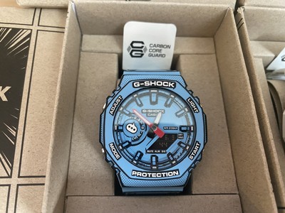 Pre-owned Casio G-shock Ga-2100mng-7ajr Ga-2100mng-2ajr 2set Watch Manga Jpn