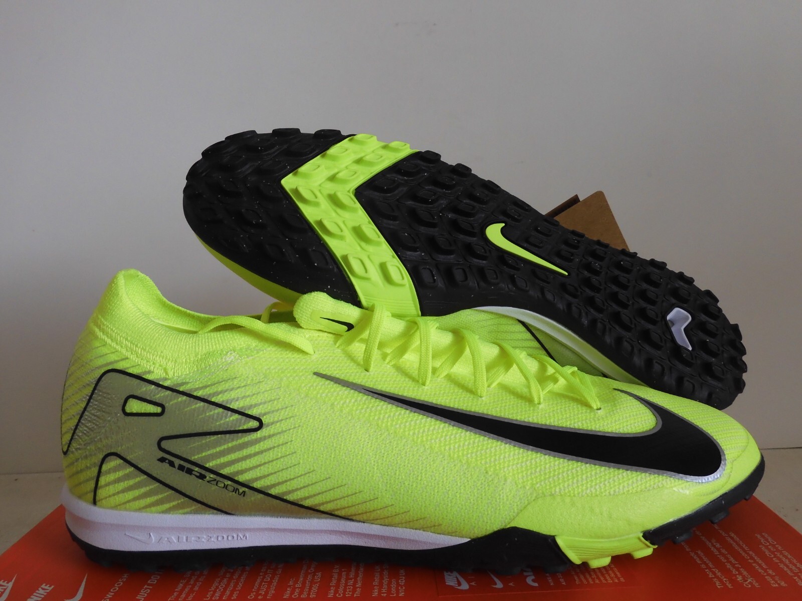 Nike Zoom Mercurial Vapor 16 Pro Tf Volt-Black Sz 11 [FQ8687
