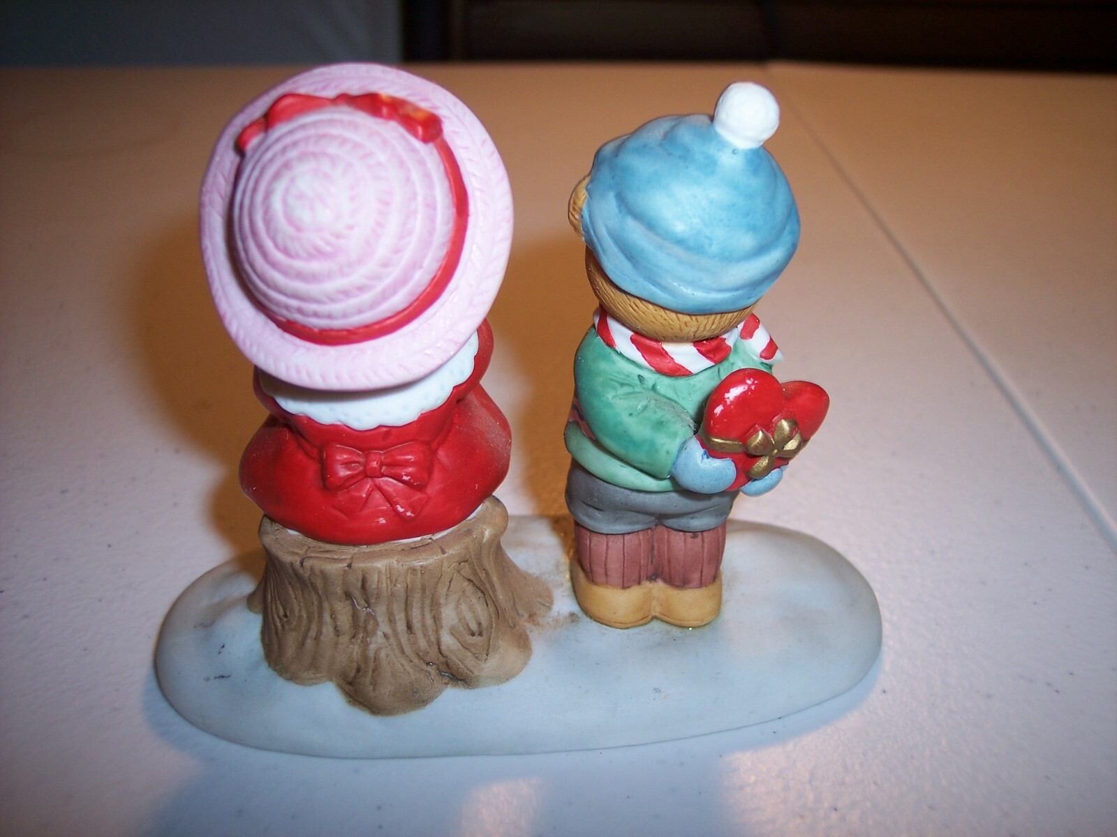 Bronson ~ FEBRUARY VALENTINE'S ~ Calendar Teddy Bear Figurine  4 In Long