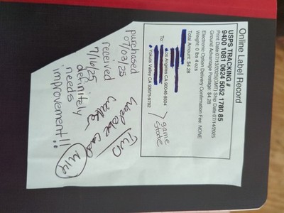 Item photo(s) from verified buyer