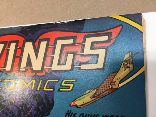 Wings #118 (1952) VG+ OW Fiction House War Comic