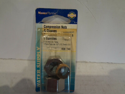 Master Plumber Water Supply Compression Nuts & Sleeves 456 749