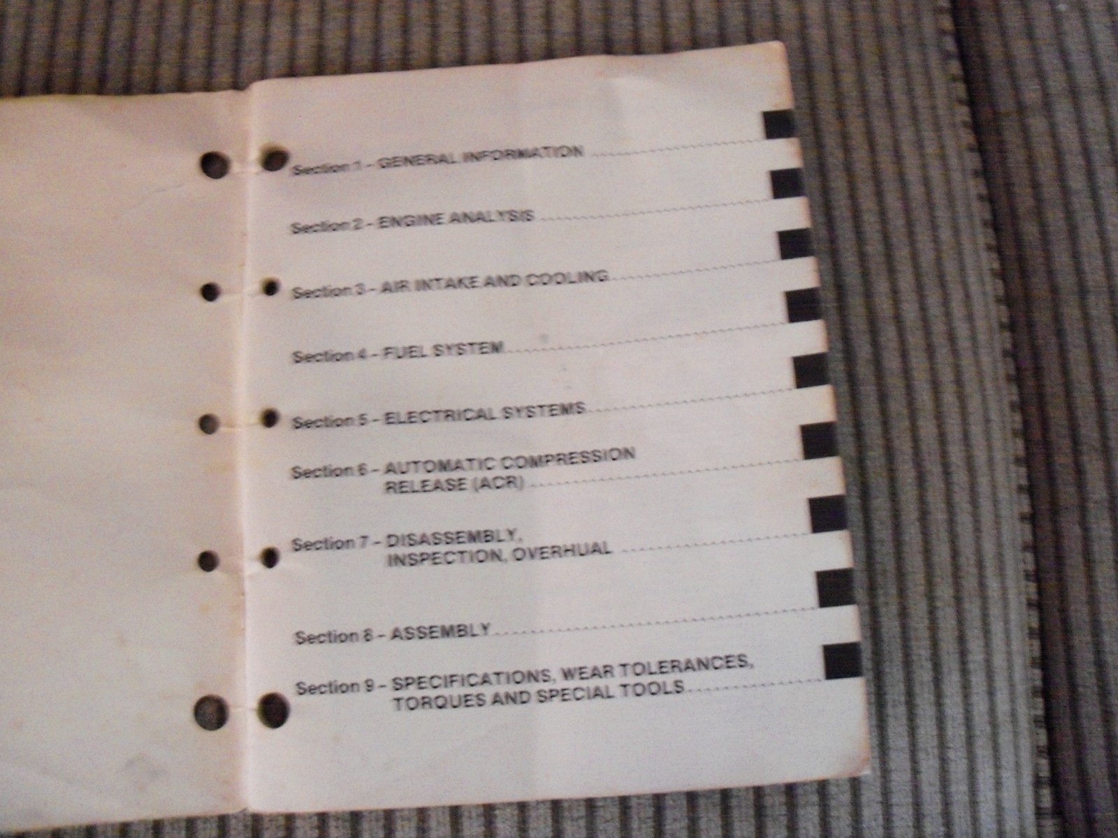 KOHLER ENGINE MODEL K361 SERVICE MANUAL