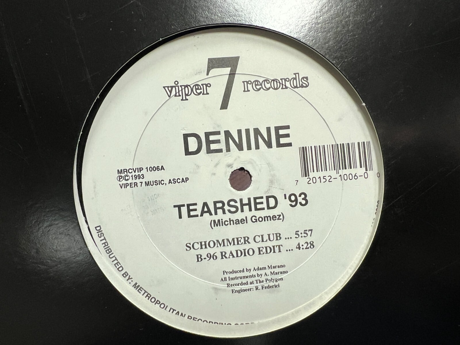 FOUNDATION&REZIDUE レコード DENINE TEARSHED '93 12