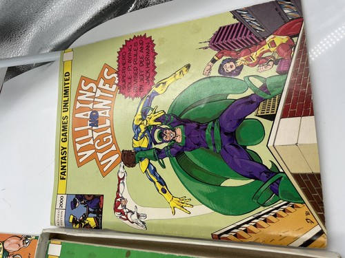 Vintage Villains and Vigilantes Box Set Role Playing Game 2nd Ed 2001 (1982)