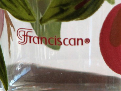Franciscan APPLE Juice Tumblers- 6 oz - 4 1/2