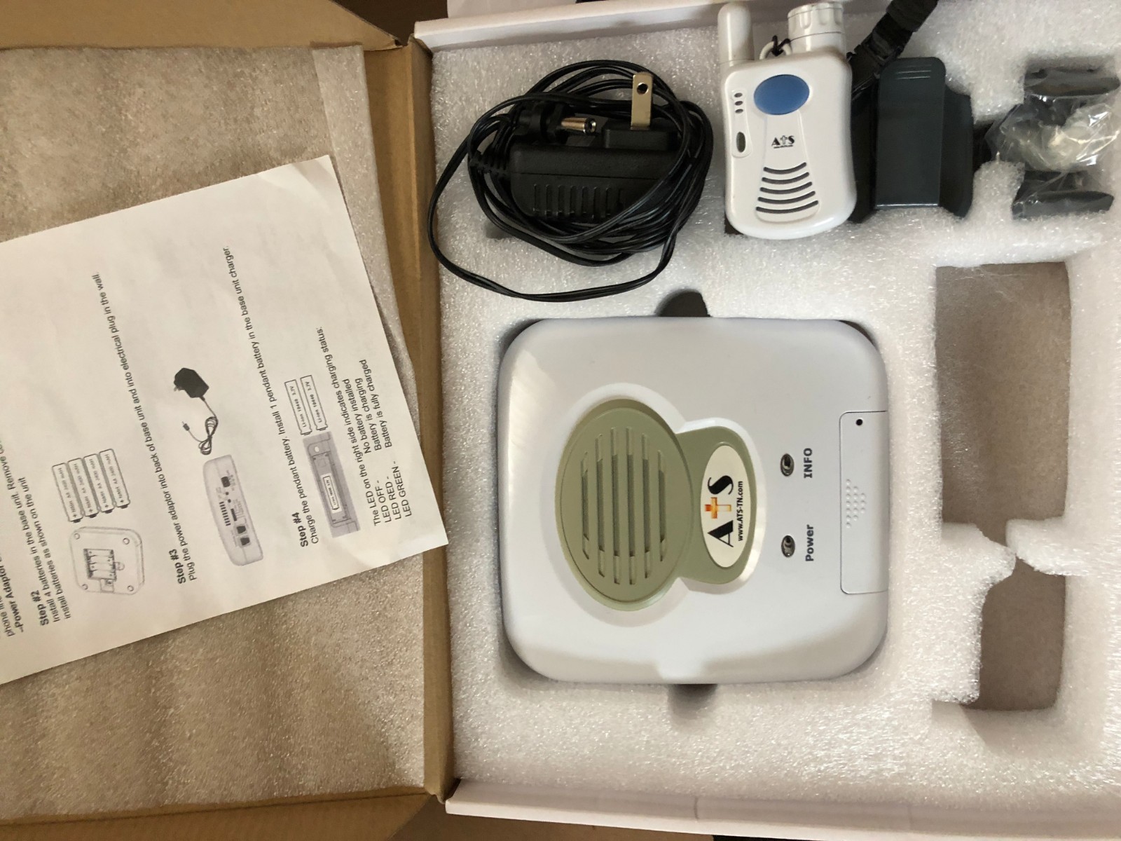 Medical Alert System for Home Emergency- NO MONTHLY FEES - WATER RESISTANT