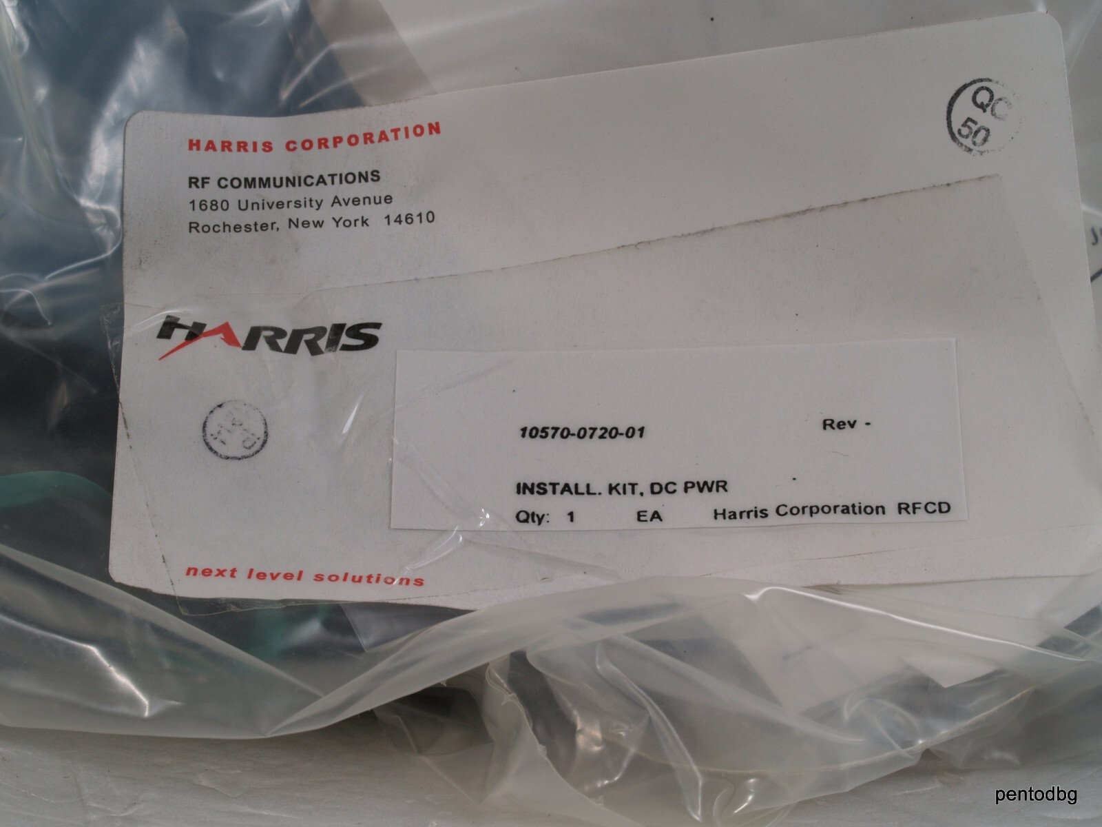 INSTAL. KIT DC PWR 10570-0720-01 CABLE 10570-0705-A21 + INSTAL. KIT DC PWR 10570-0720-01 CABLE 10570-0705-A21 +