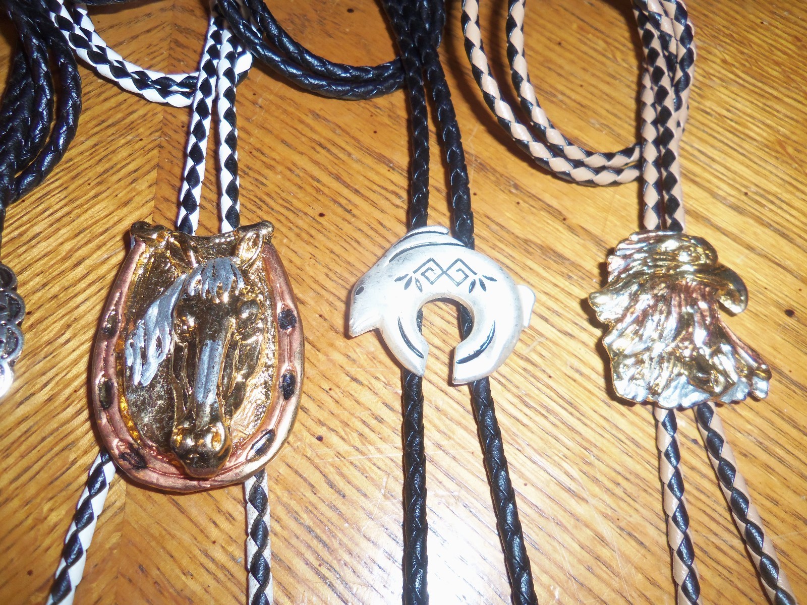 Western Bolo Ties Lot of 6 Different Styles
