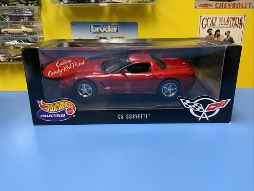 HOT WHEELS   C5 コルベット Hot Wheels C5 Chevrolet Corvette Custom Candy Red Paint 1:18