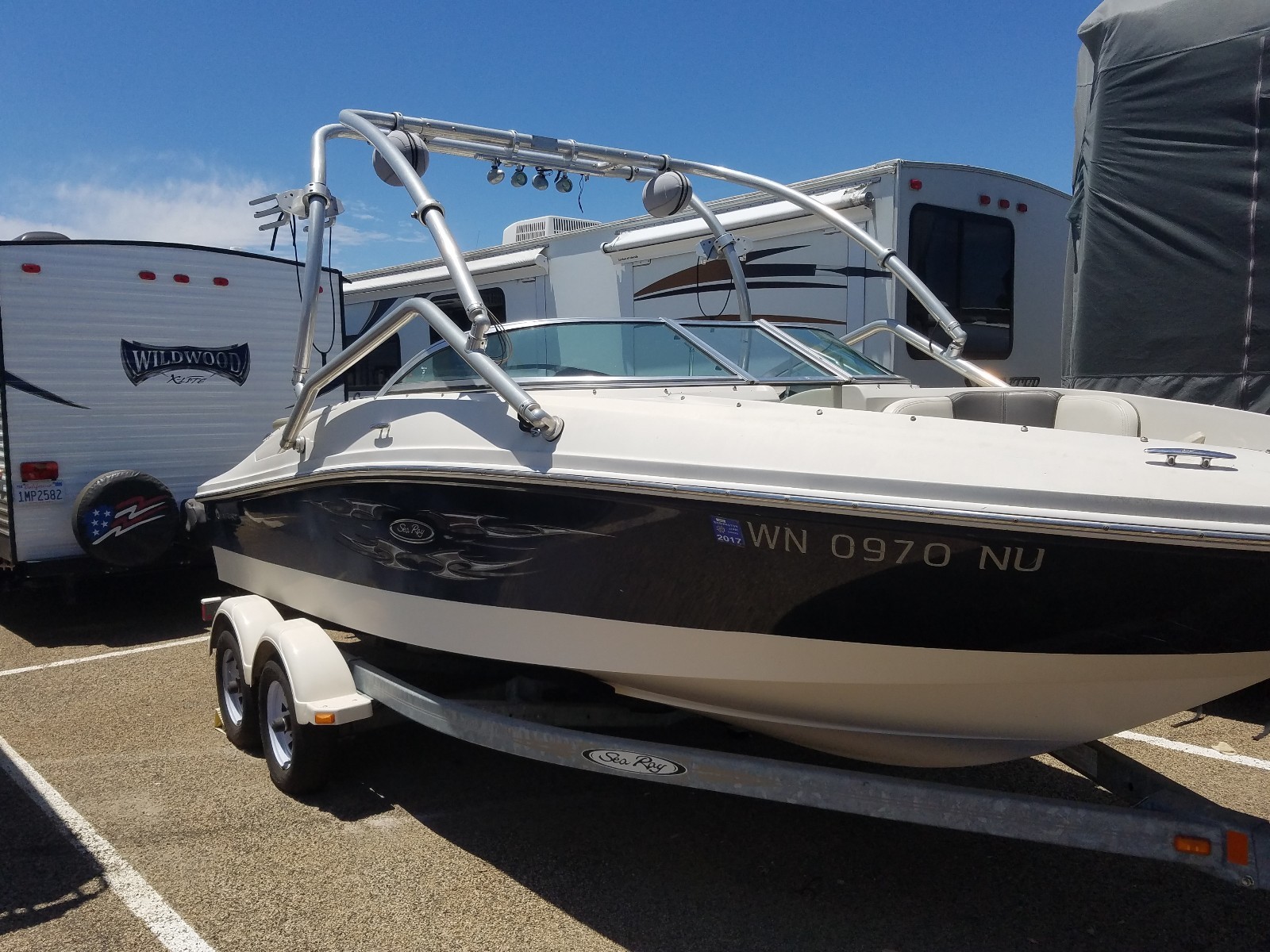 2006 Sea Ray Sport 195 (SeaRay) - Speed/Ski/Tube/Wake Board Boat w/ Trailer   ++