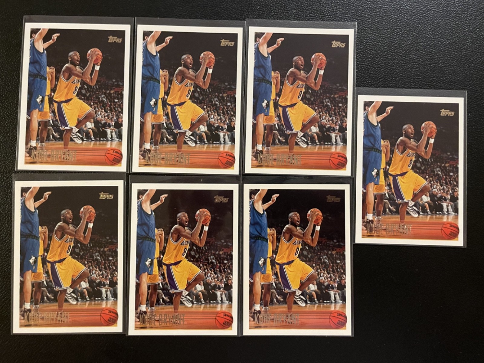 1996 Topps Basketball #138 Kobe Bryant RC Rookie Lot Of 7 #37