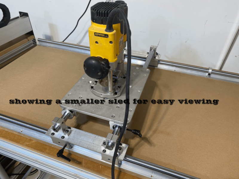 Router Sled Slab Flattening Mill 5'x10' whole kit