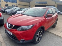 Nissan Qashqai N-Tec 1,5 DCI Camera Parking Sensors Bright Red 2015